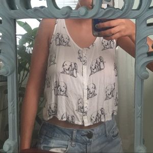 Flowy Elephant Tank | Size S
